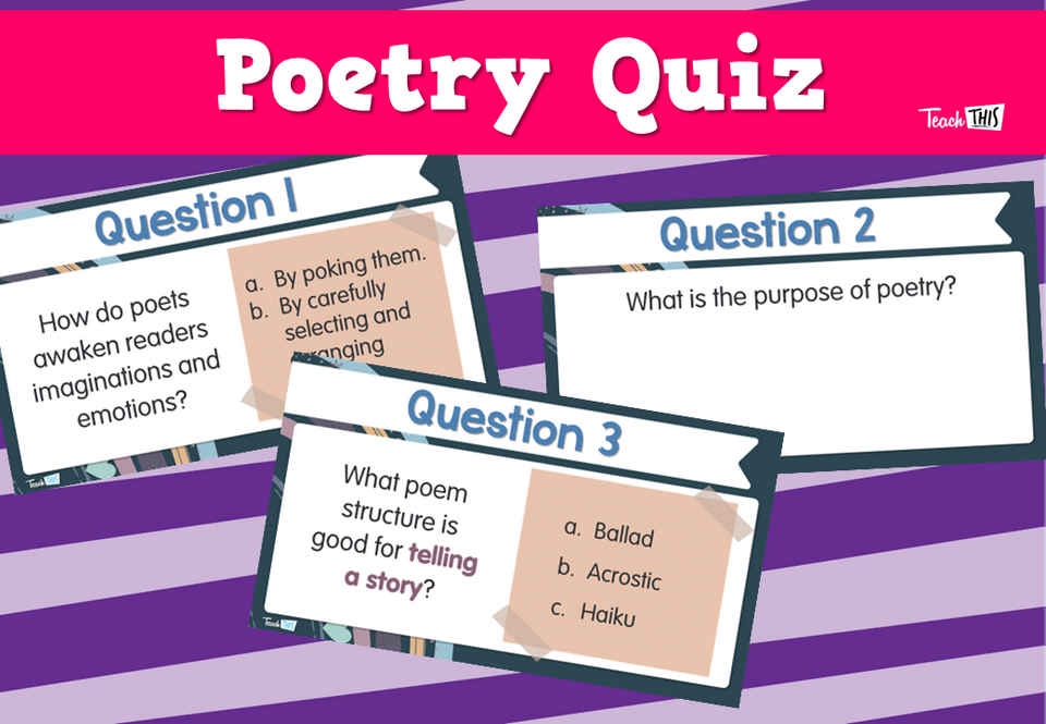 Poetry Quiz