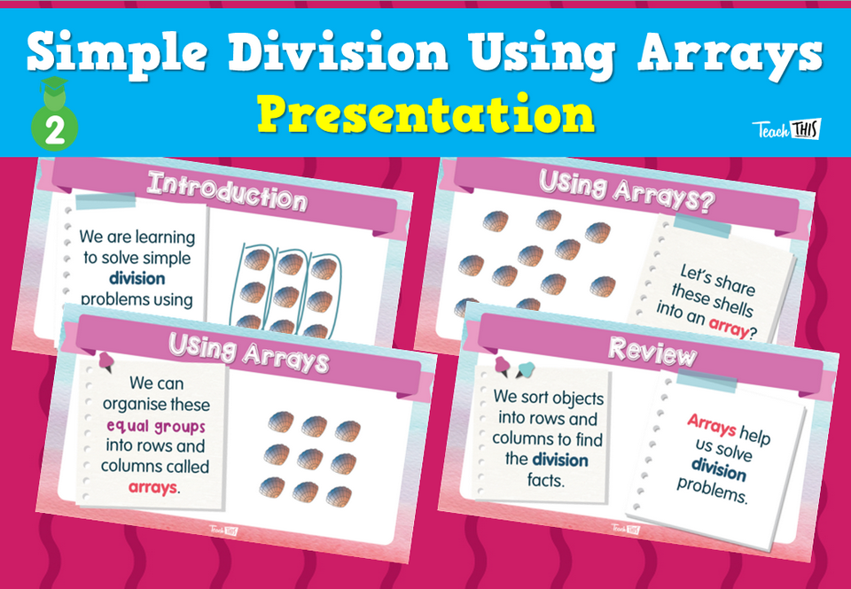 Simple division Using Arrays - Presentation