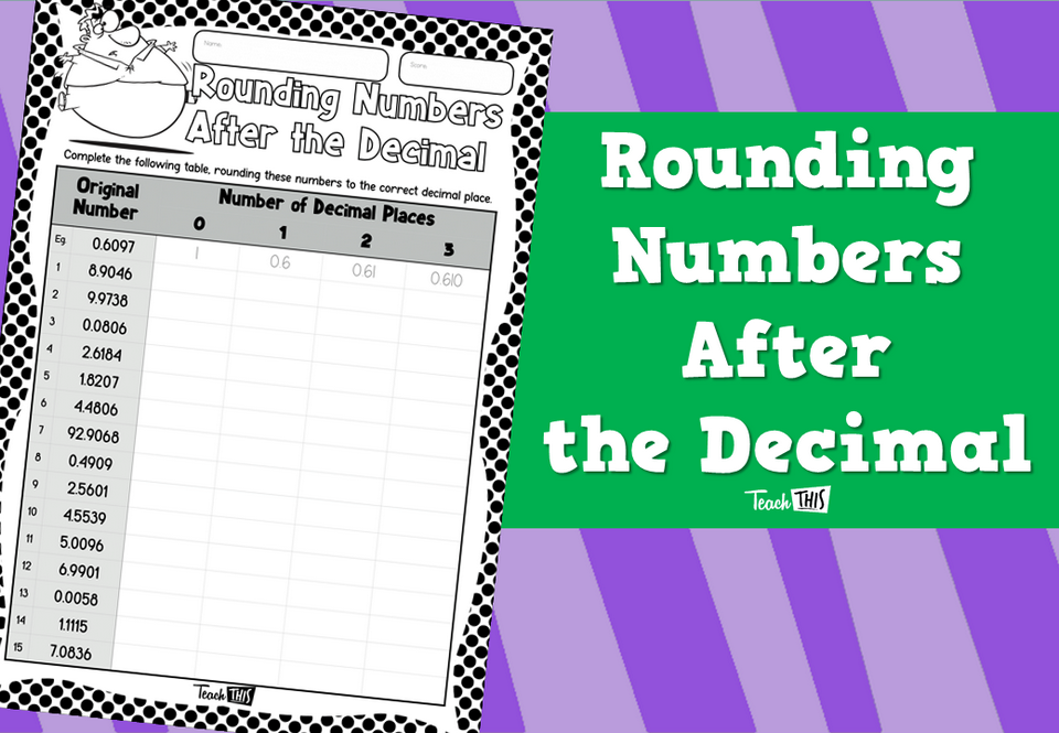 Rounding Numbers After the Decimal