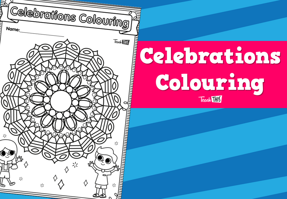Celebrations Colouring
