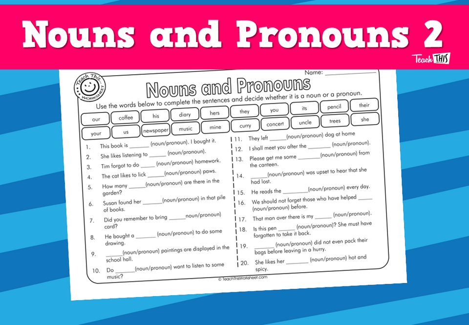Nouns and Pronouns 2