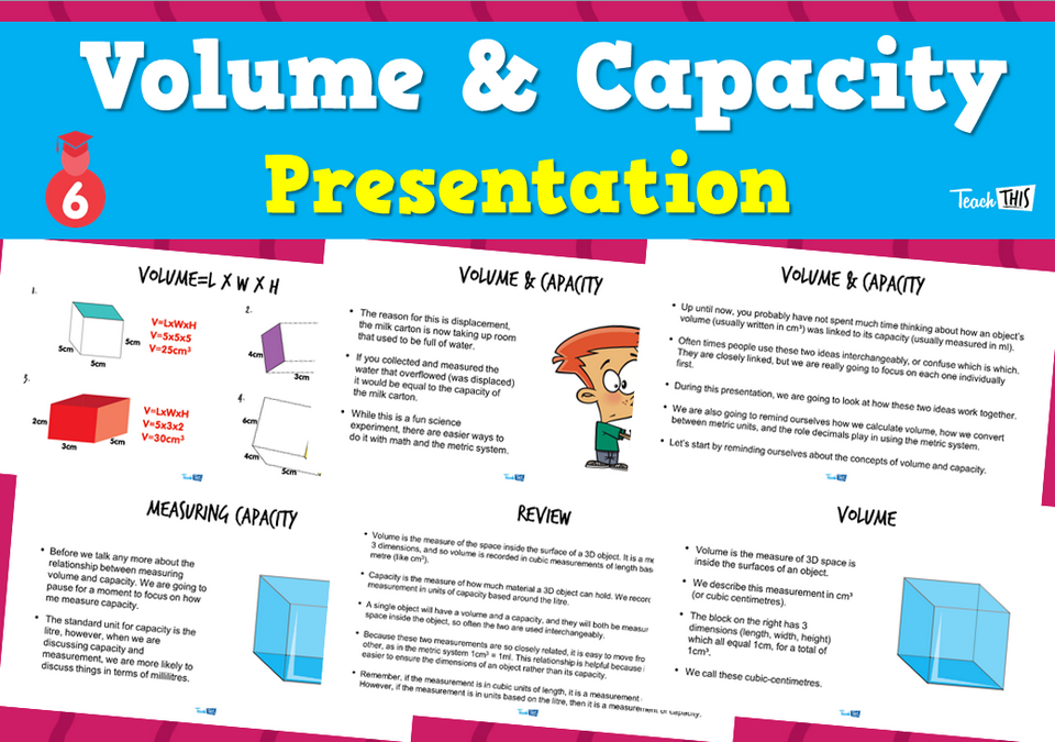 Volume & Capacity - Presentation