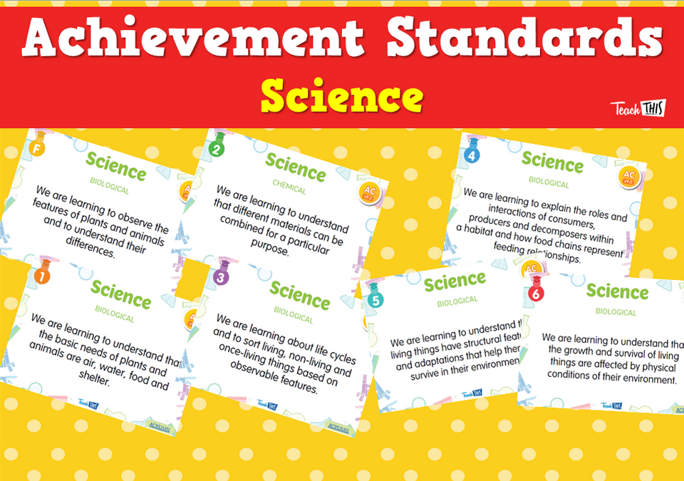 Achievement Standards - Science