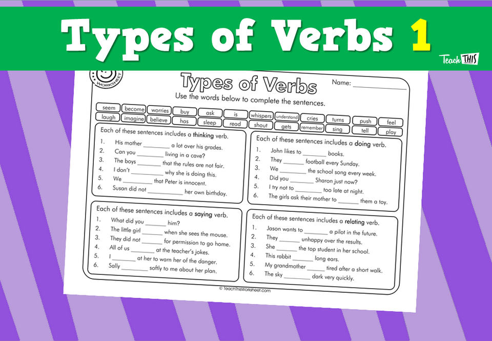 Types of Verbs 1
