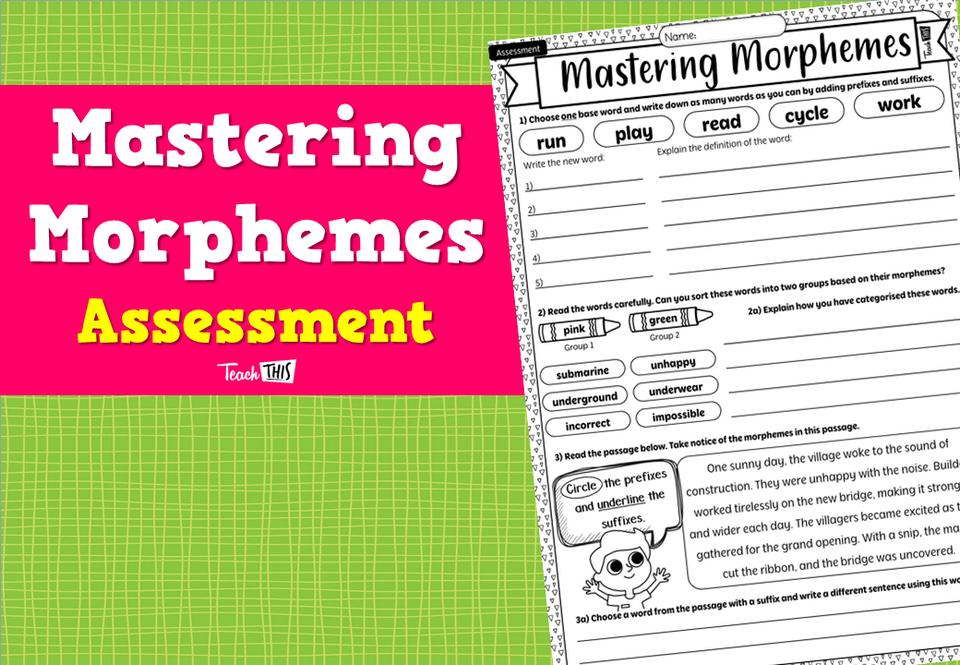 Mastering Morphemes Assessment