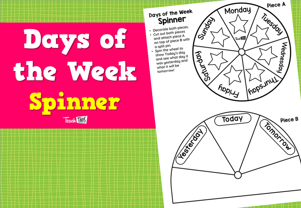 Days of the Week Spinner