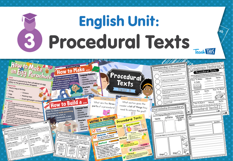 English Unit: Procedural Texts