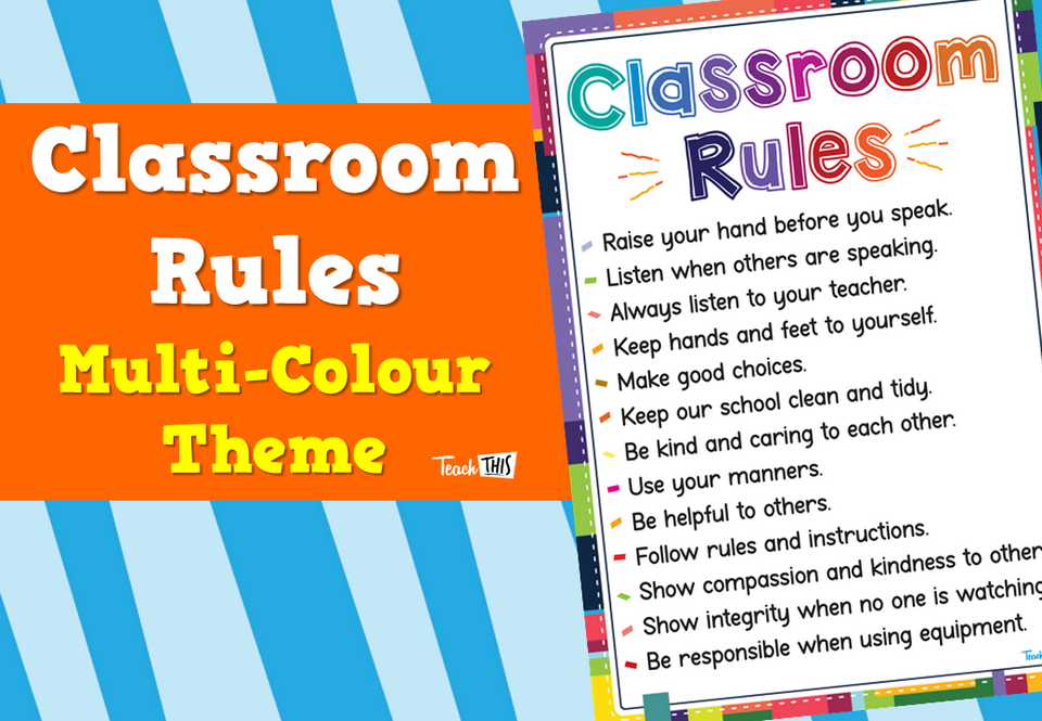 Class Rules - Multi-Colour Theme