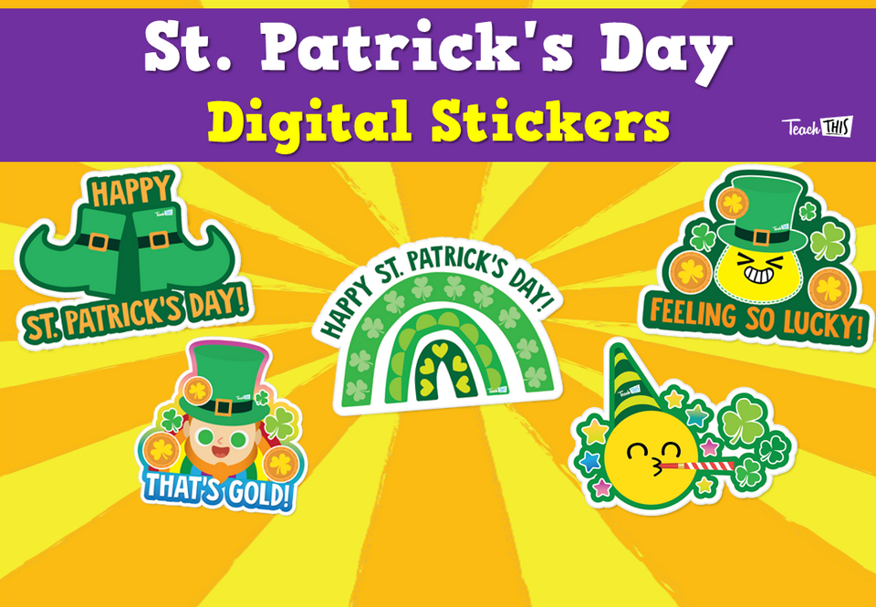 St. Patrick's Day - Digital Stickers