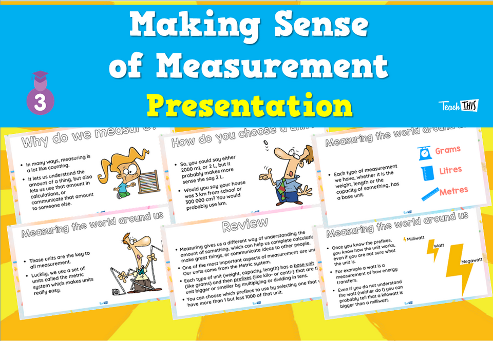 Making Sense of Measurement - Presentation