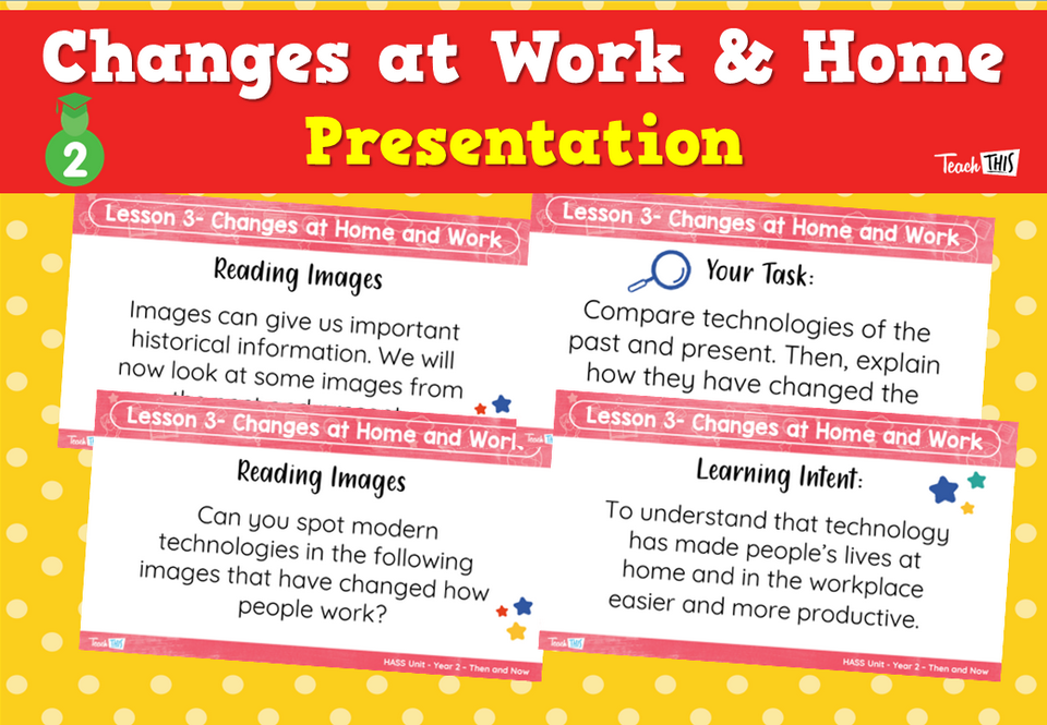 Changes at Work & Home - Presentation