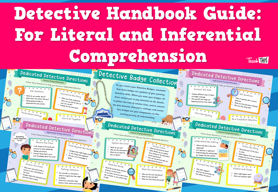 Detective Handbook Guide: For Literal and Inferential Comprehension