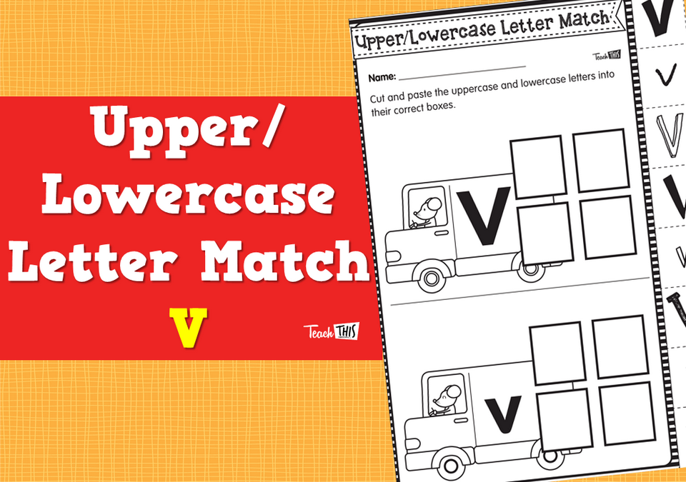Upper/Lowercase Letter Match V