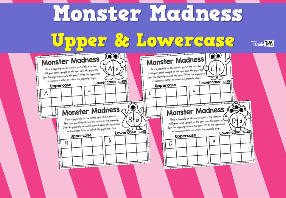 Monster Madness - Upper & Lowercase