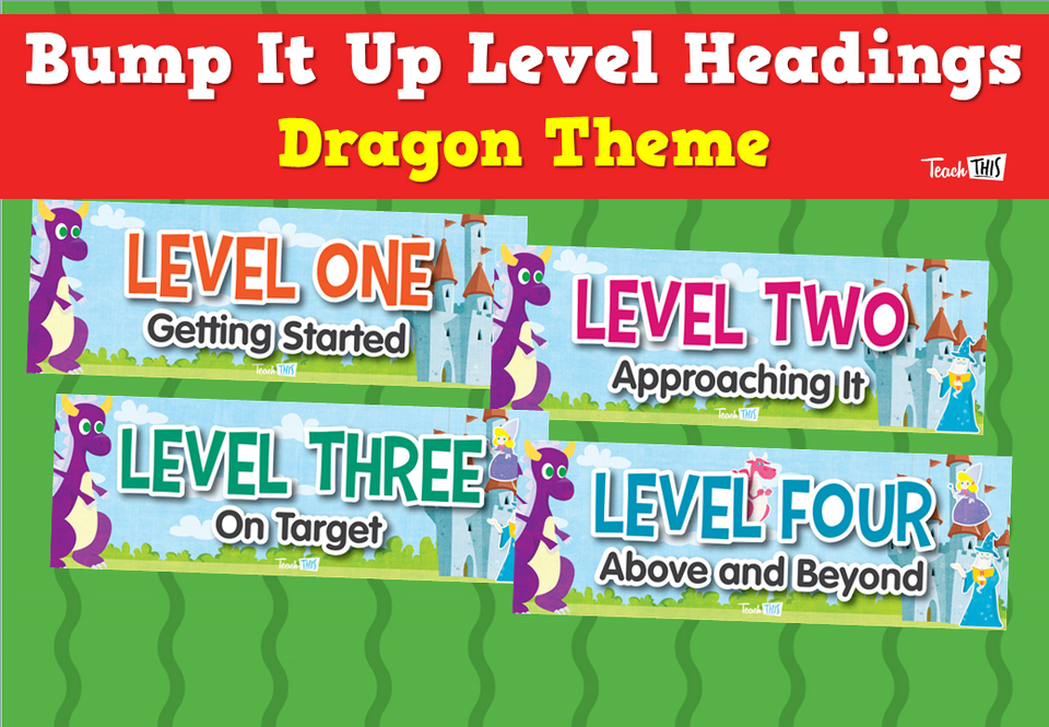 Bump It Up Level Headings - Dragon Theme