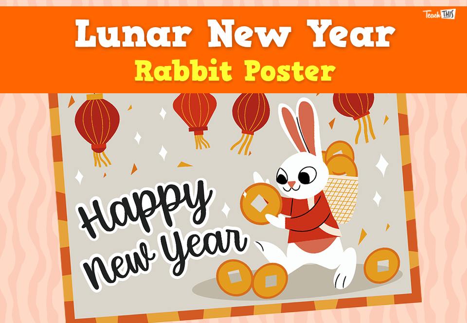 Lunar New Year - Rabbit Poster
