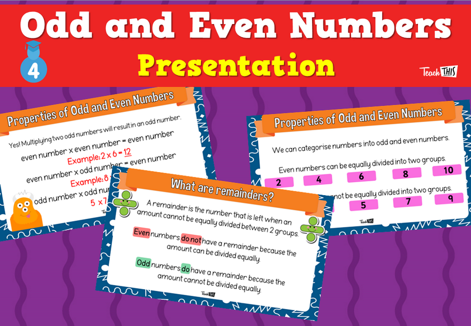 Odd and Even Numbers - Presentation