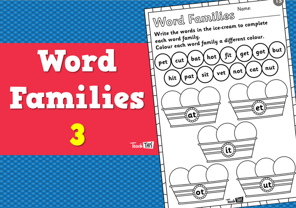 Word Families 3