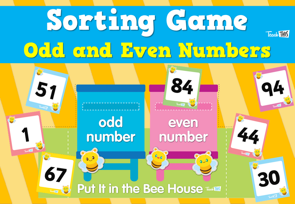 Sorting Game - Odd and Even Numbers