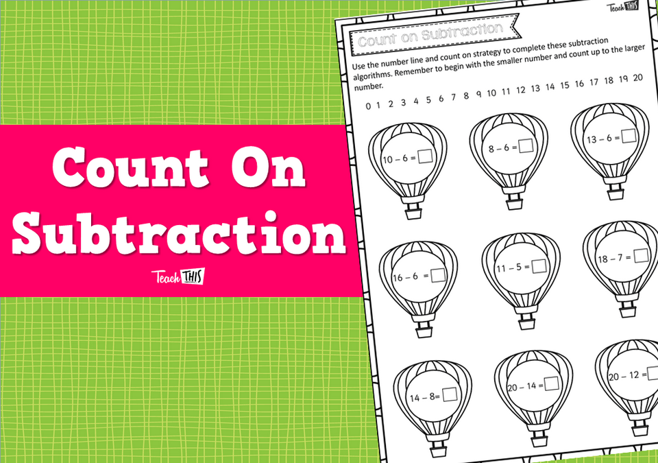 Count On Subtraction