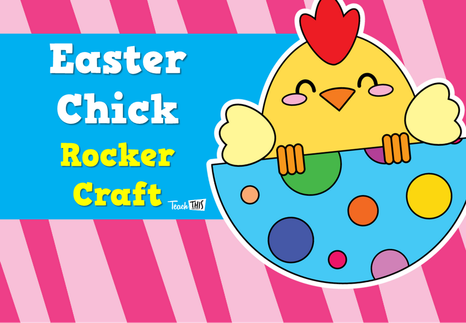 Easter Chick Rocker Craft