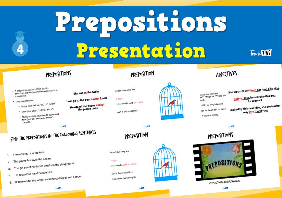 Prepositions - Presentation