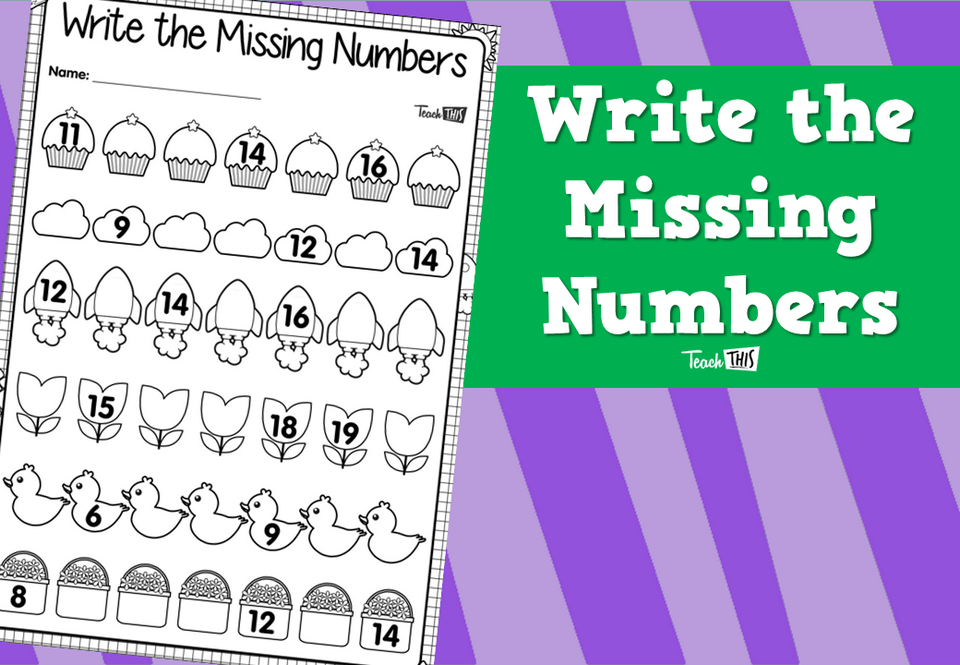 Write the Missing Numbers