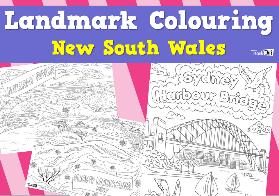 Landmark Colouring - New South Wales