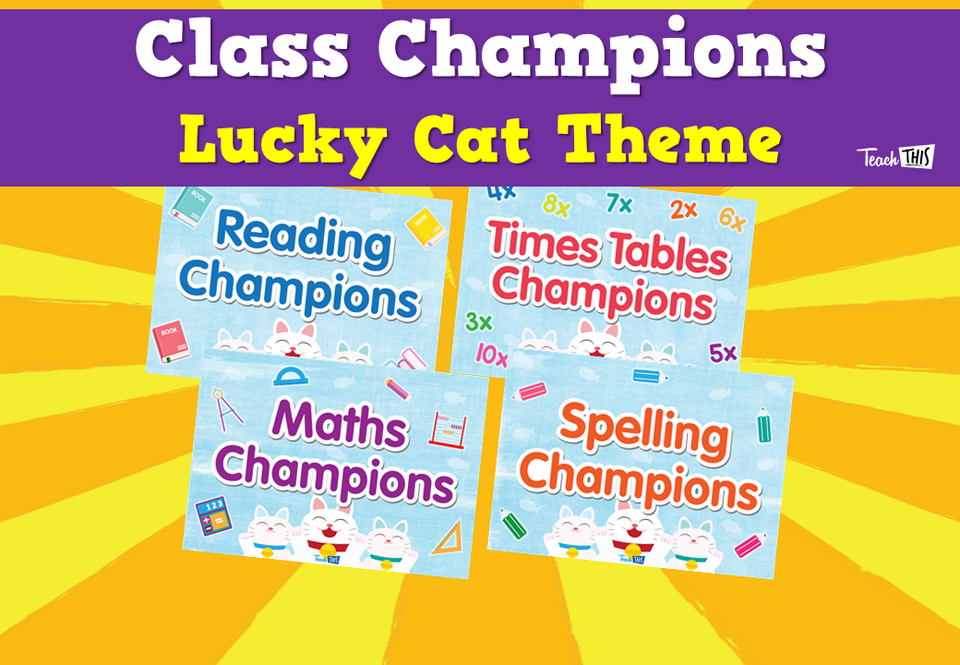 Class Champions - Lucky Cat Theme