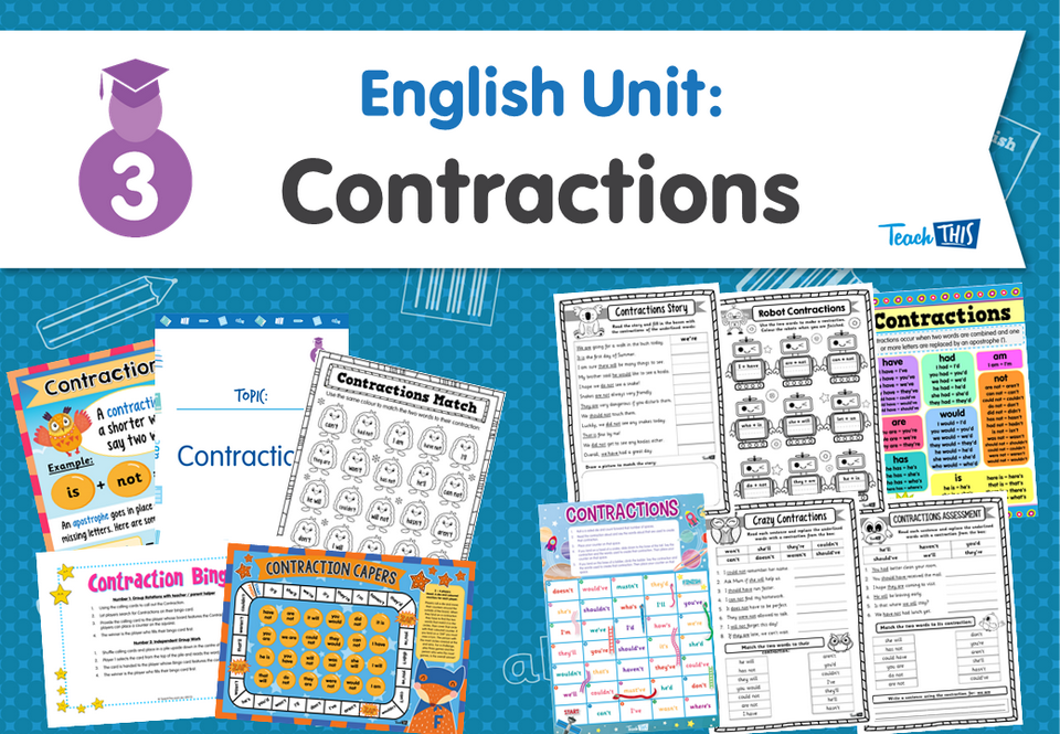 English Unit: Contractions