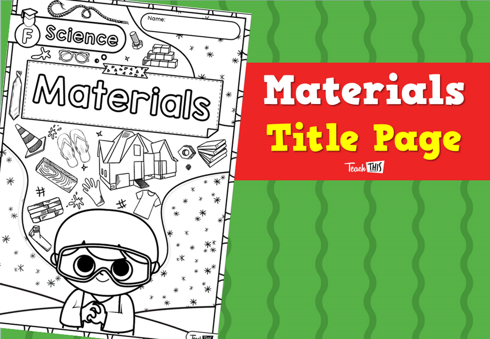 Materials Title Page
