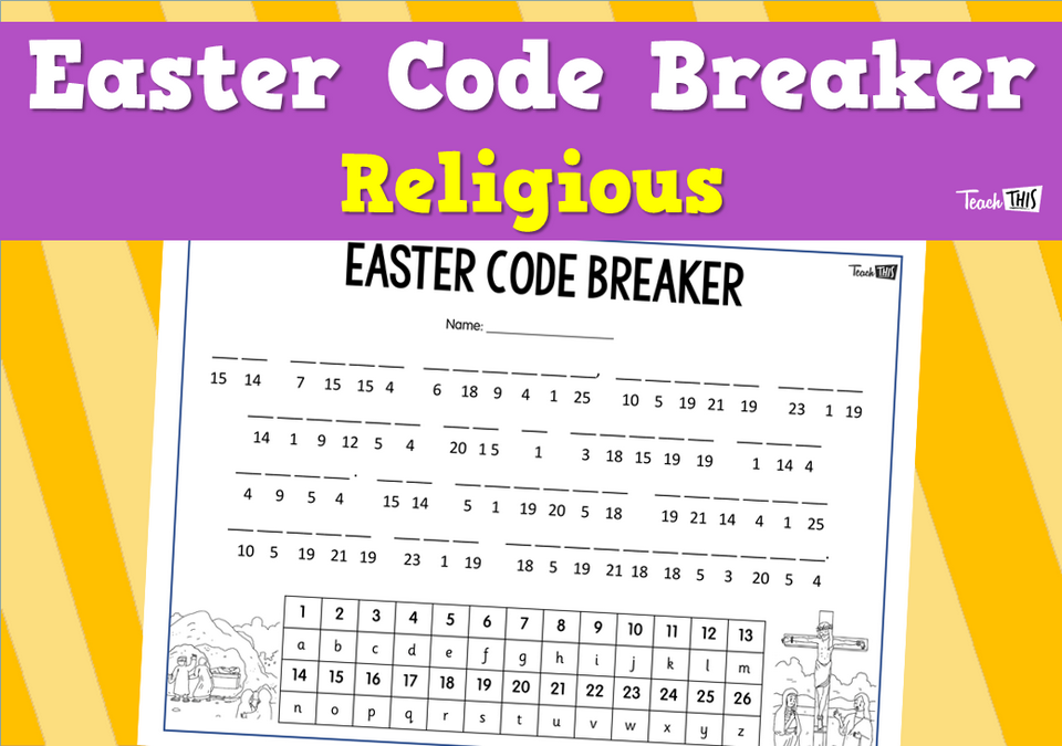 Easter Code Breaker - Religious