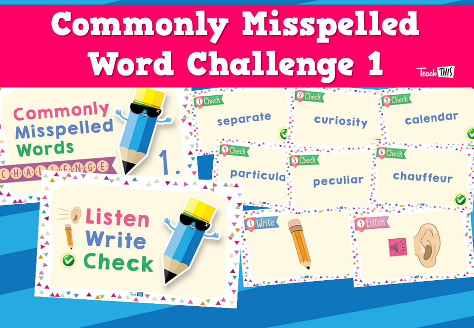Commonly Misspelled Word Challenge 1