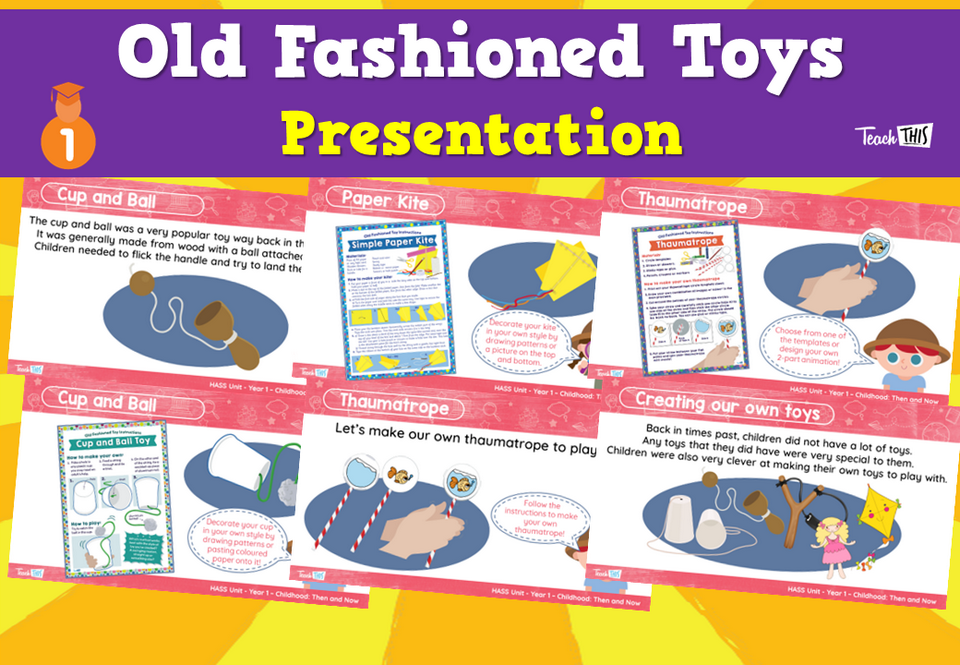 Old Fashioned Toys - Presentation