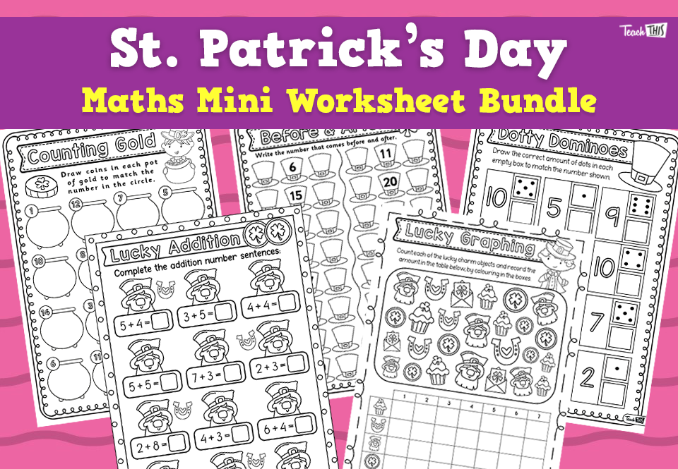 St. Patrick's Day - Mini Maths Bundle
