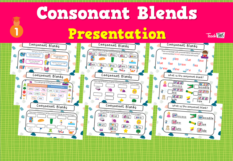 Consonant Blends - Presentation