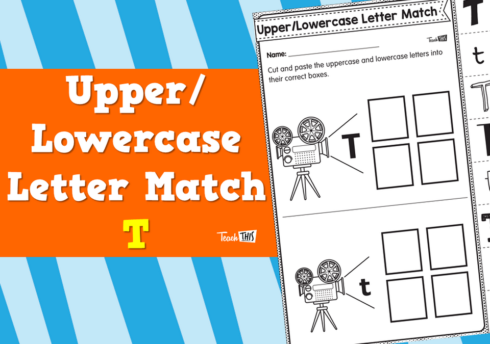 Upper/Lowercase Letter Match T