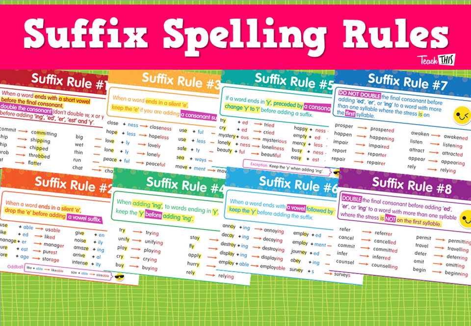 Suffix Spelling Rules