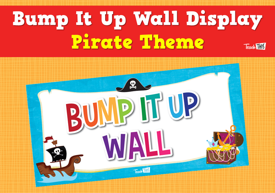 Bump It Up Wall Display - Pirate Theme