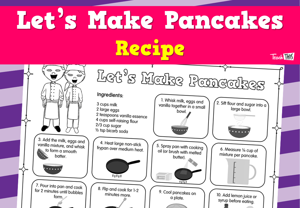 Let's Make Pancakes Recipe