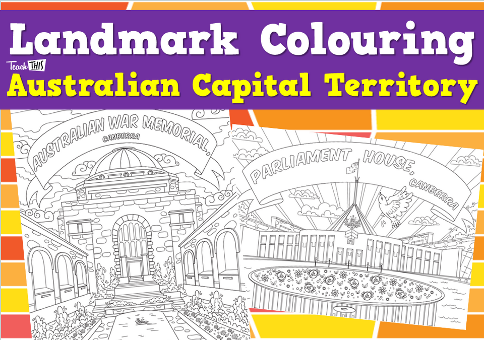 Landmark Colouring - Australian Capital Territory