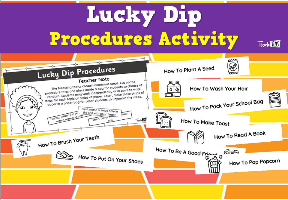 Lucky Dip Procedures Activity