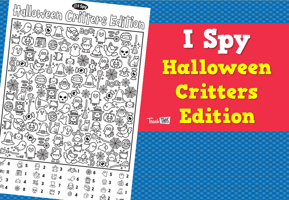 I Spy Halloween Critters Edition