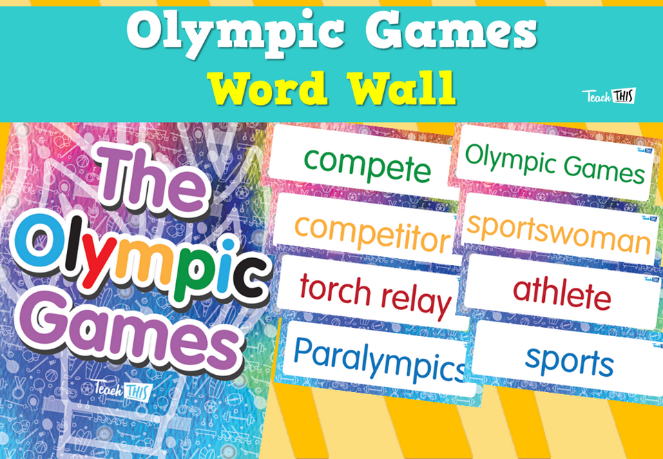 Olympic Games Word Wall