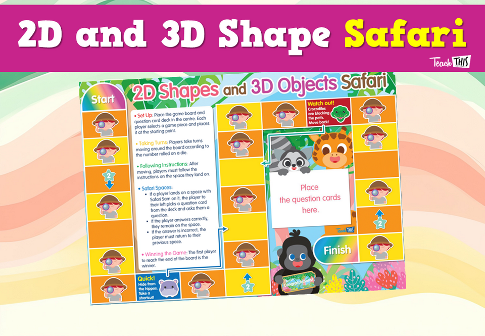 2D and 3D Shape Safari