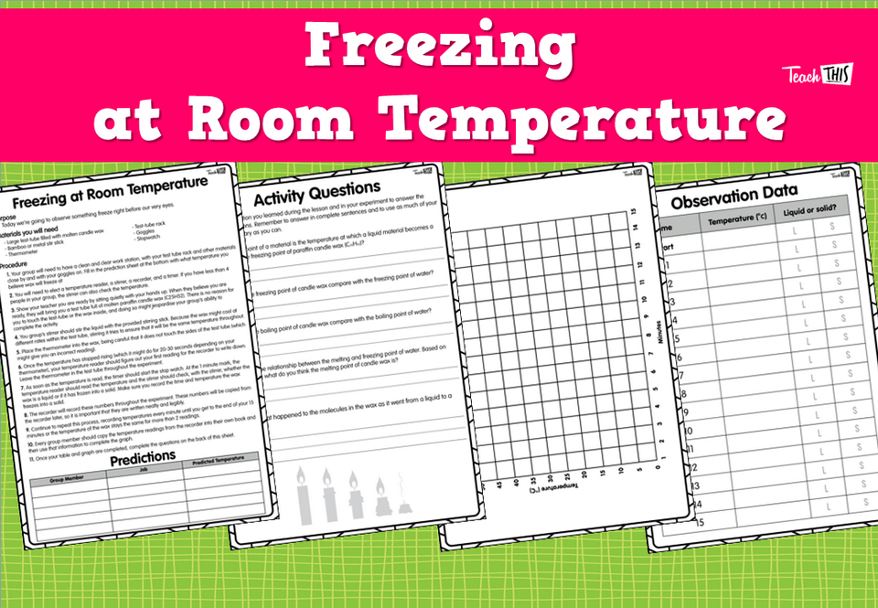 Freezing at Room Temperature