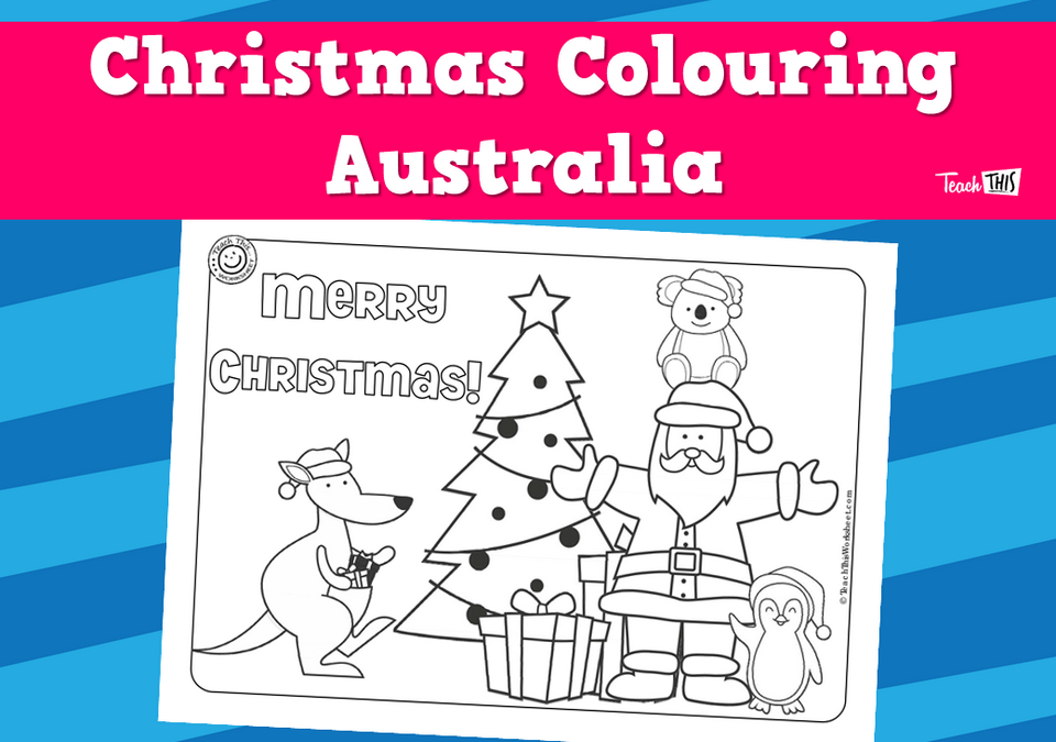 Christmas Colouring Australia