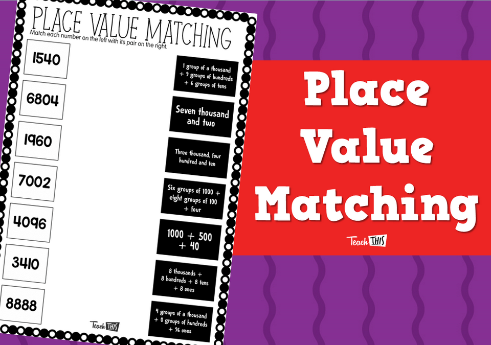 Place Value Matching