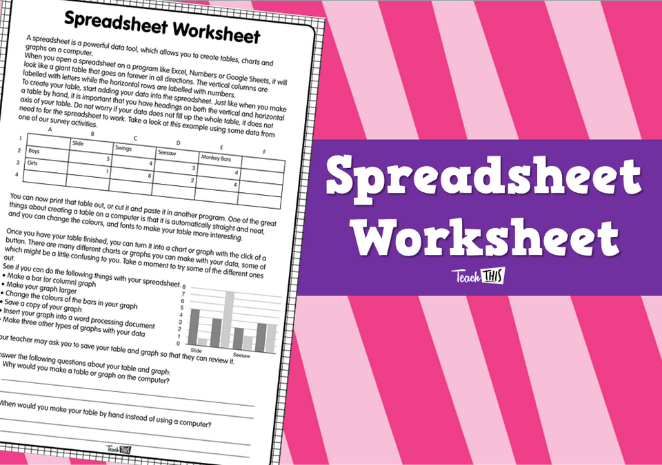 Spreadsheet Worksheet
