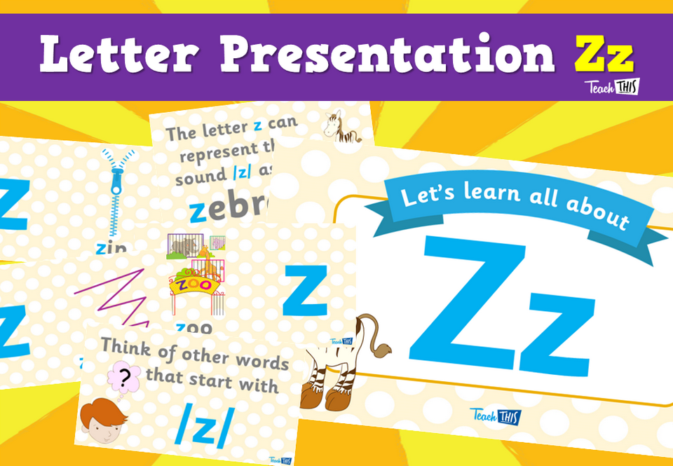 Letter Presentation Zz
